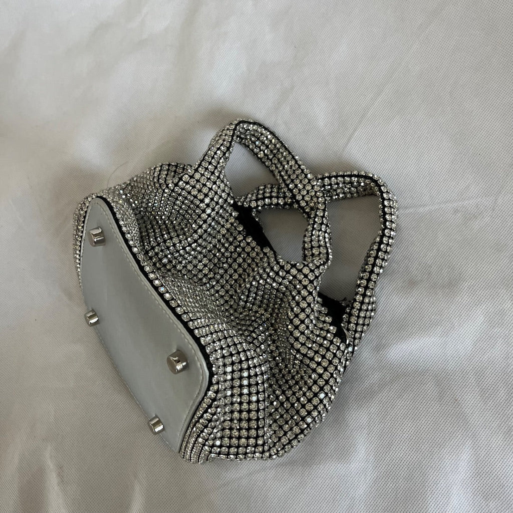 Giarite Silver Brilly Handbag, Small