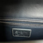 Christian Dior Silver  Micro Cannag Leather Montaigne Flap Chain Cross Body Bags