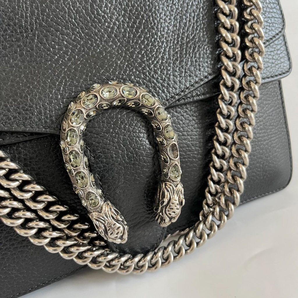 Gucci Black Dionysus Small Leather Bag