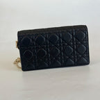Dior Lady Dior Pouch Black Cannage Lambskin Leather