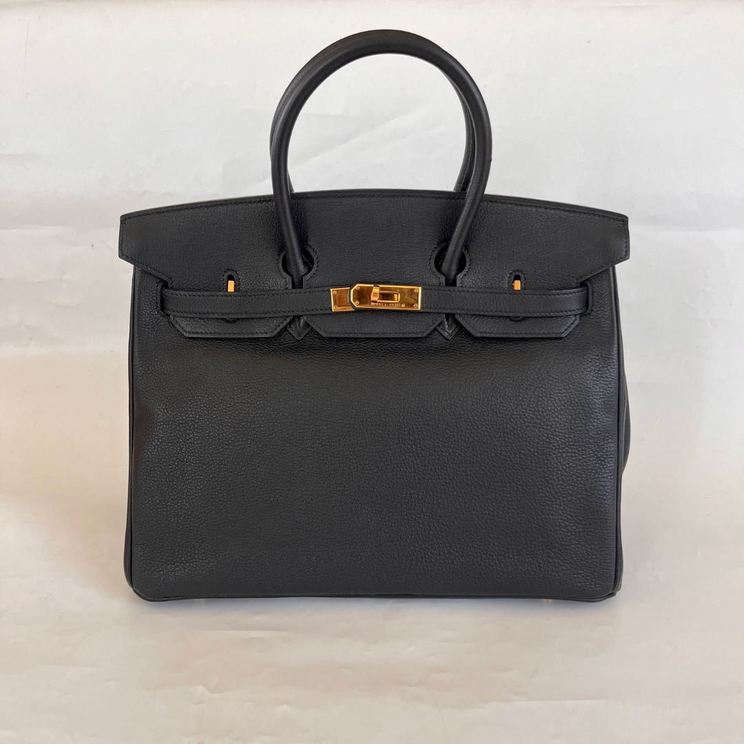 Hermès Togo Leather Black Birkin 35