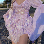 Pretty Lavender Organza Appliques A Line Short 8th Grade Homecoming Dress Formal Birthday Outfits SP57