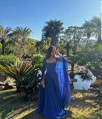 Stunning Royal Blue A-line Prom Dress,Princess Dress Y5167