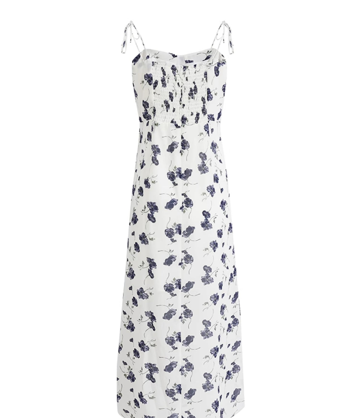 Holiday style long white 2025 new temperament dress R2659