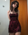 Vintage Spaghetti Straps Burgundy Sheath Cocktail Dress Short Party Gown Homecoming Dress