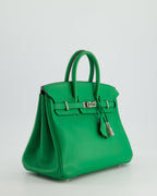 *FIRE PRICE* Hermès Birkin Bag 25cm Bamboo in Swift Leather with Palladium Hardware Bag