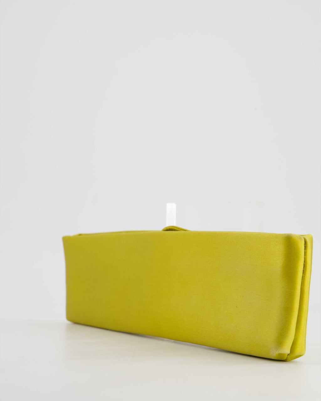 Valentino Green Satin Bow Clutch Bag