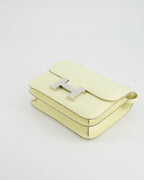*NEW COLOUR* Hermès Constance III Mini 18cm Miroir Bag in Jaune Milton Epsom Leather with Palladium Hardware