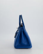 *FIRE PRICE* Hermès Birkin 25cm Retourne in Bleu De Galice Epsom Leather with Palladium Hardware