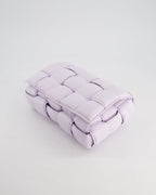 *HOT & FIRE PRICE* Bottega Veneta Pale Lilac Padded Cassette Bag with Gold Hardware RRP £2,780