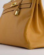 Hermès Kelly Bag 40cm in Vache Liege Grainee Leather with Gold Hardware