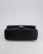 Chanel Black Jumbo Classic Double Flap Bag in Lambskin with Gold Hardware Bag