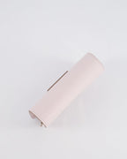 Hermès Constance Slim Belt Wallet Bag in Mauve Pale Evercolor Leather with Palladium Hardware
