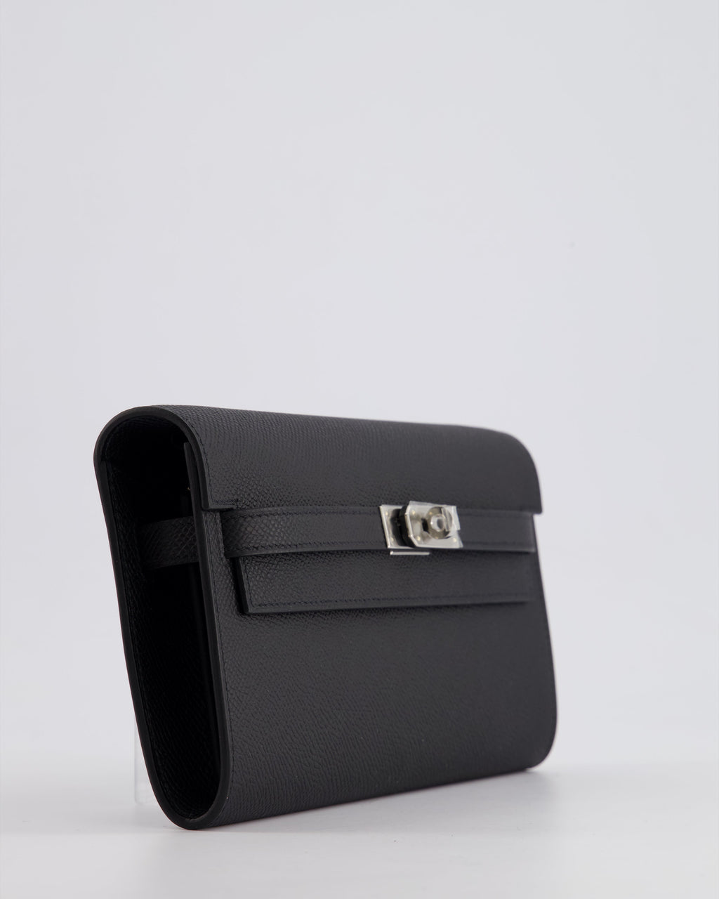 Hermès Kelly To Go Bag in Noir Epsom Leather with Palladium Hardware