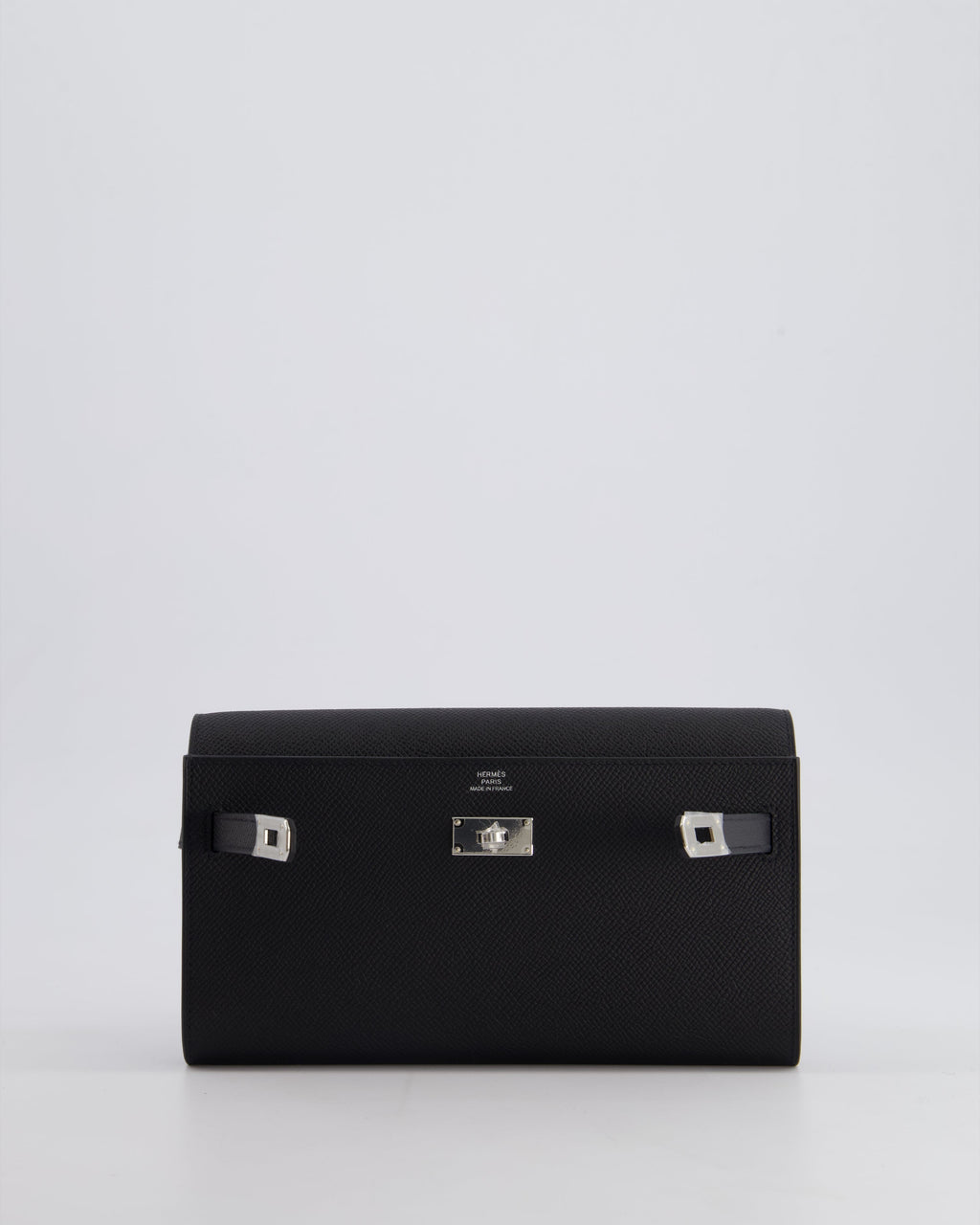 Hermès Kelly To Go Bag in Noir Epsom Leather with Palladium Hardware