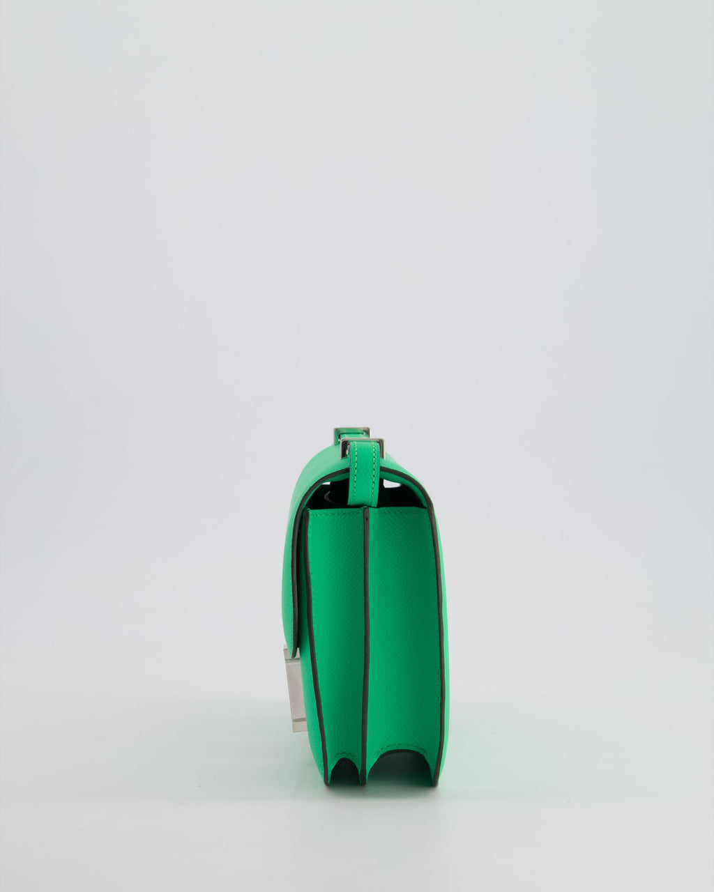 *RARE COLOUR* Hermès Constance III Mini Miroir 18cm Bag in Vert Comics Epsom Leather with Palladium Hardware