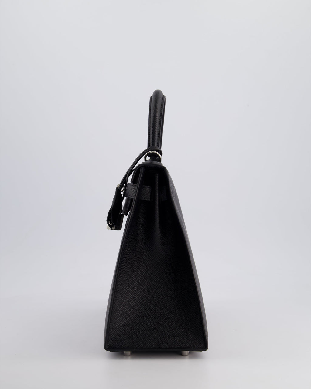 *HOT* Hermès Kelly Sellier 28cm Bag in Noir Epsom Leather with Palladium Hardware