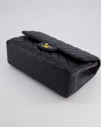 *FIRE PRICE* Chanel Black Jumbo Classic Double Flap Bag in Lambskin Leather with Gold Hardware
