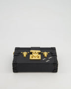 Louis Vuitton Black Petite Malle Bag in Epi Leather with Gold Hardware RRP £4,600