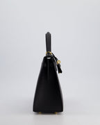 *HOLY GRAIL* Hermès Kelly 25cm Sellier Bag in Black Epsom Leather with Gold Hardware