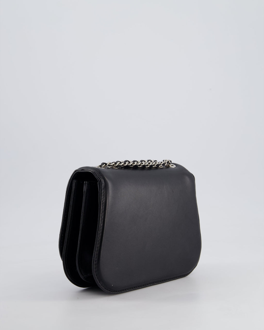 Chanel Braided Chic Flap Bag in Black Lambskin Leather with Silver Hardware