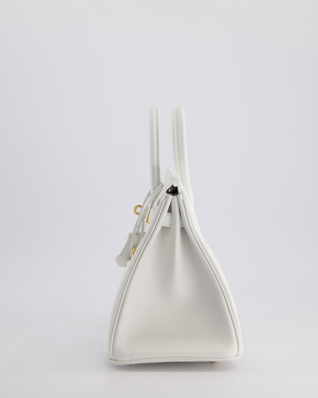 Hermès Birkin 25cm Bag in New White Swift Leather with Gold Hardware
