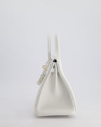 Hermès Birkin 25cm Bag in New White Swift Leather with Gold Hardware