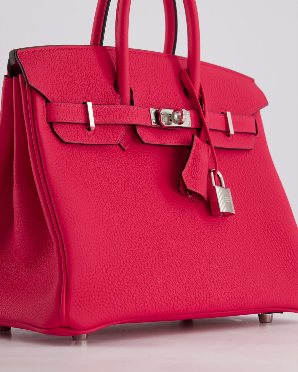*RARE* Hermès Birkin 25cm Bag in Rose Mexico Togo Leather with Palladium Hardware