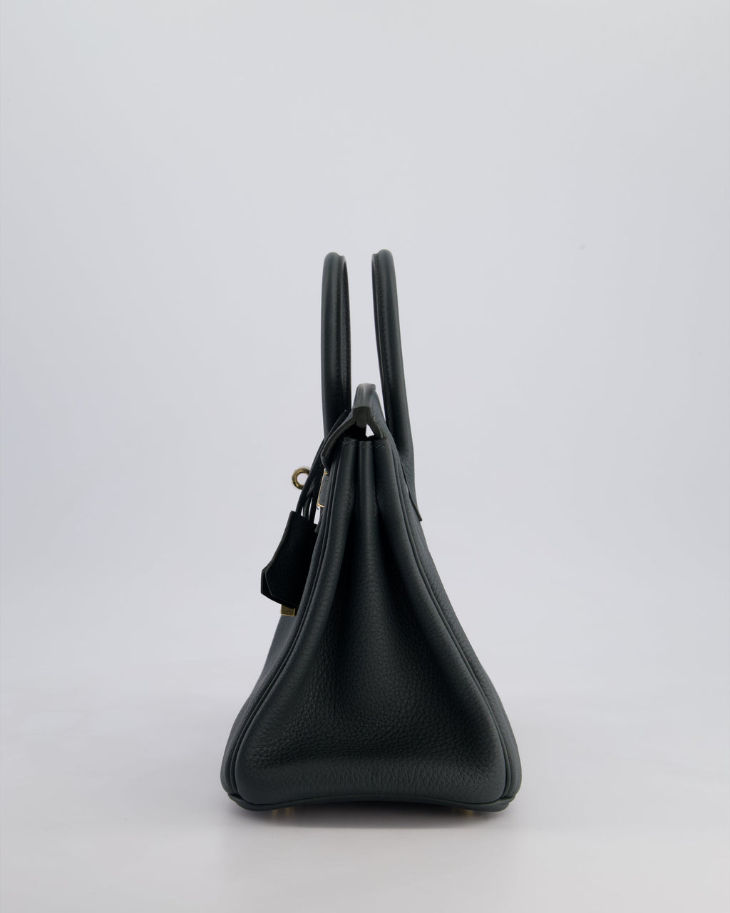 Hermès Birkin 25cm Retourne Bag in Vert Mangrove Togo Leather with Permabrass Hardware