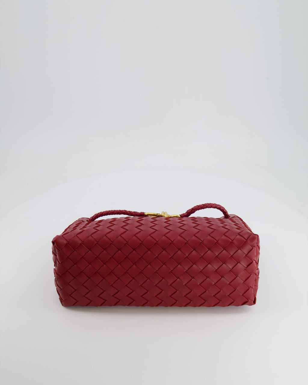 *RARE* Bottega Veneta East West Andiamo Bag in Rosewood Intrecciato Leather with Gold Hardware RRP £3,810