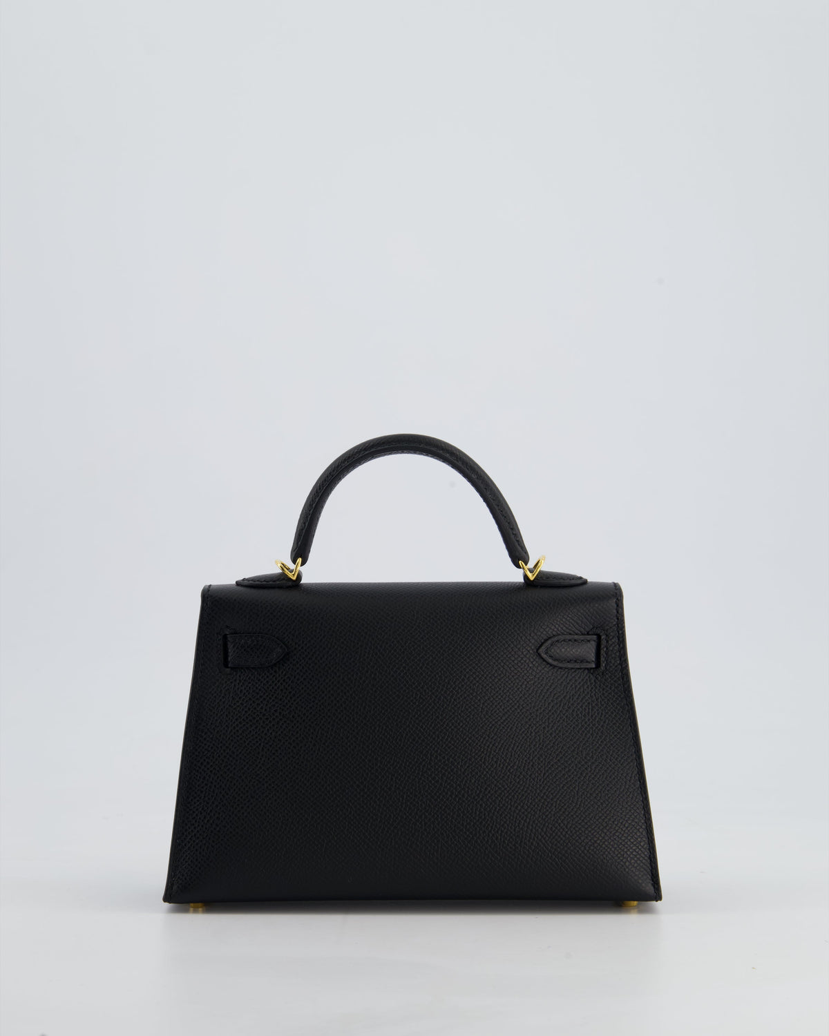 *HOT* Hermès Mini Kelly II 20cm Bag In Noir Epsom Leather with Gold Hardware