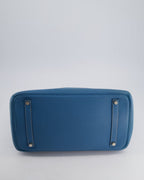 *HOT* Hermès Birkin 35cm Bag in Blue Jean Togo Leather with Palladium Hardware