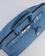 *HOT* Hermès Birkin 35cm Bag in Blue Jean Togo Leather with Palladium Hardware