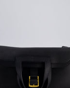 Hermes Halzan Bag 31cm in Noir Togo Leather with Gold Hardware RRP £4890
