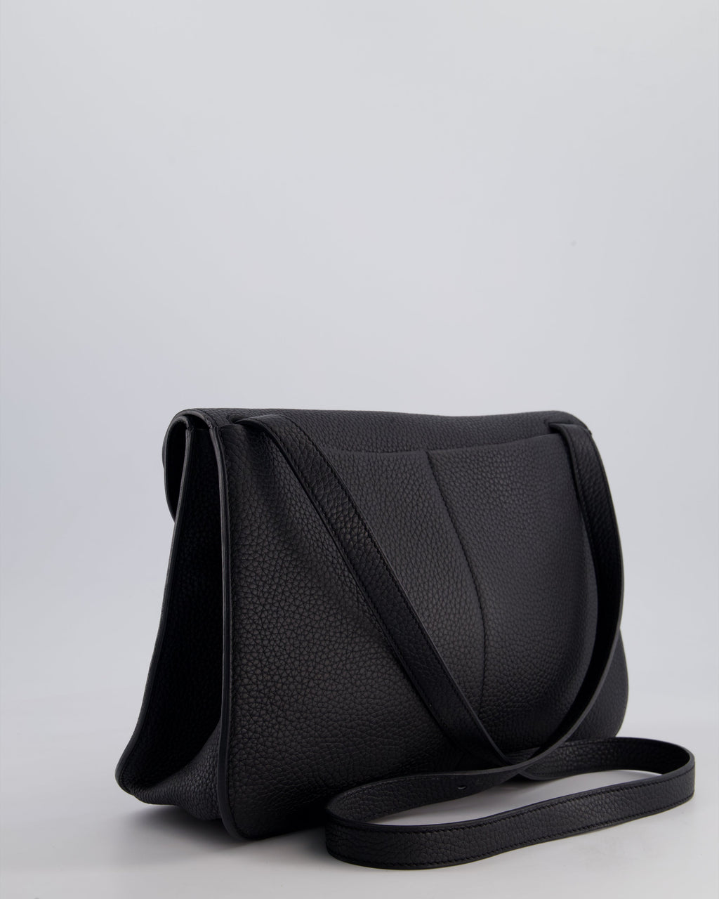 Hermes Halzan Bag 31cm in Noir Togo Leather with Gold Hardware RRP £4890