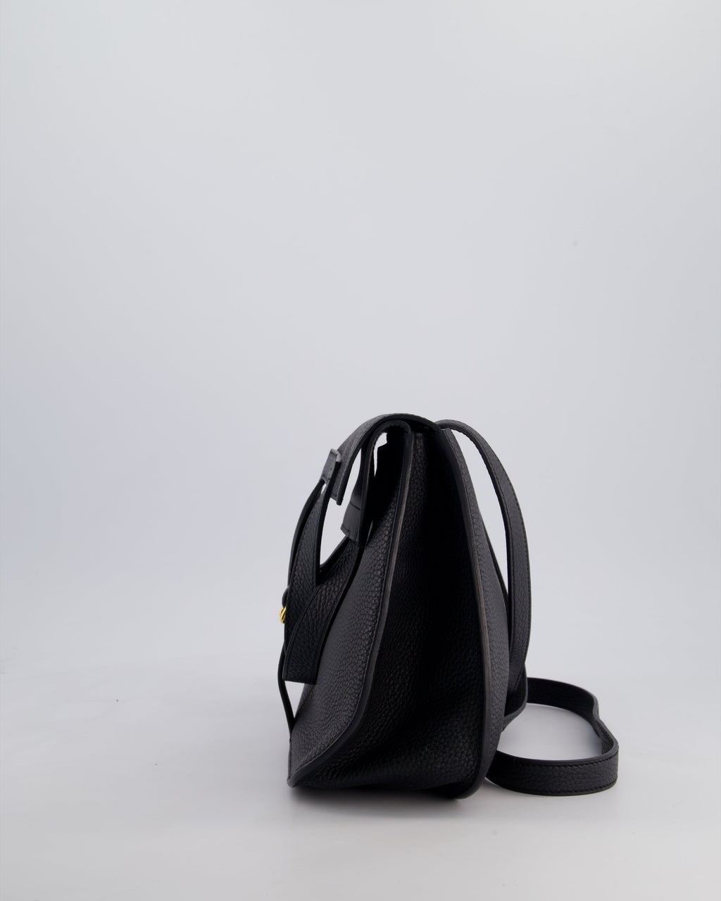 Hermes Halzan Bag 31cm in Noir Togo Leather with Gold Hardware RRP £4890