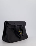 Hermes Halzan Bag 31cm in Noir Togo Leather with Gold Hardware RRP £4890
