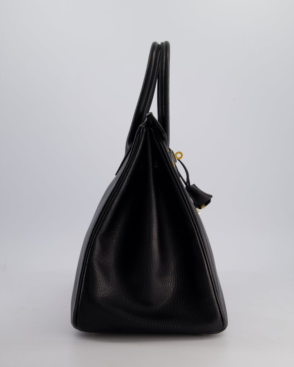 Hermès Birkin 35cm Retourne in Black Ardennes Leather with Gold Hardware