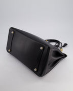 Hermès Birkin 35cm Retourne in Black Ardennes Leather with Gold Hardware