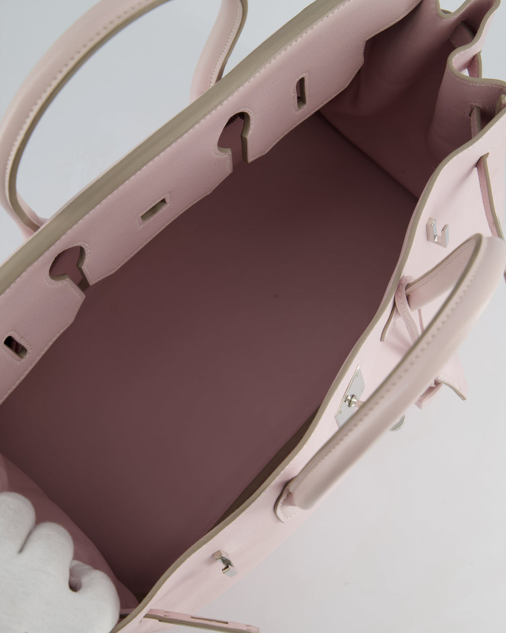 Hermès Birkin Bag 35cm in Rose Dragee Swift Leather with Palladium Hardware