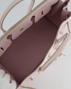 Hermès Birkin Bag 35cm in Rose Dragee Swift Leather with Palladium Hardware