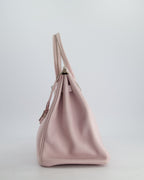Hermès Birkin Bag 35cm in Rose Dragee Swift Leather with Palladium Hardware