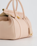Loro Piana Blush Pink Leather Loom Bag L25 with Gold Hardware RRP £3,585
