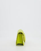 *HOT* Valentino Lime Small Loco Bag with Crystal Embellishments and Silver Hardware RRP £3,250