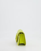 *HOT* Valentino Lime Small Loco Bag with Crystal Embellishments and Silver Hardware RRP £3,250