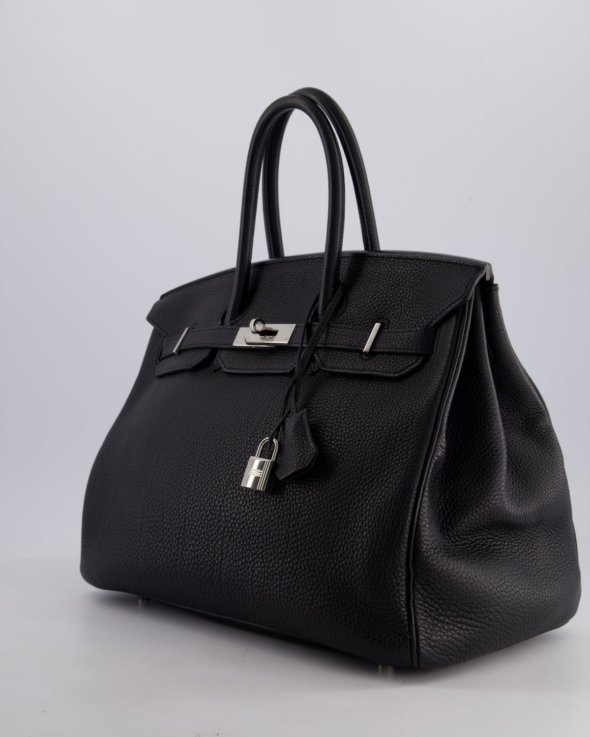 Hermès Birkin Bag 35cm Retourne in Noir Togo Leather with Palladium Hardware