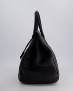 Hermès Birkin Bag 35cm Retourne in Noir Togo Leather with Palladium Hardware
