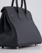 Hermès Birkin 25cm Retourne Bag in Gris Misty Togo Leather with Palladium Hardware