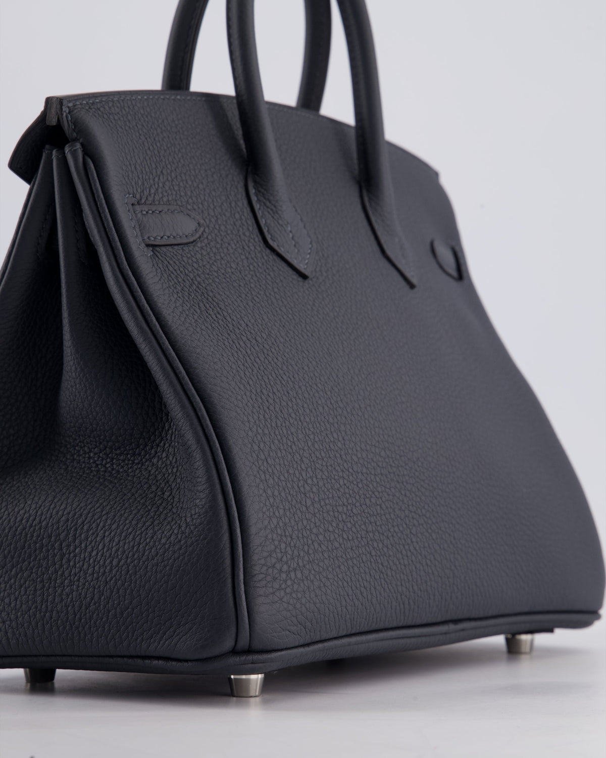 Hermès Birkin 25cm Retourne Bag in Gris Misty Togo Leather with Palladium Hardware
