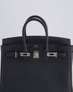 Hermès Birkin 25cm Retourne Bag in Gris Misty Togo Leather with Palladium Hardware